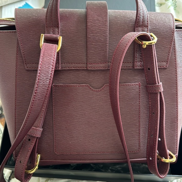 Senreve Maestra Backpack Purse - Midi Burgundy - Picture 3 of 6